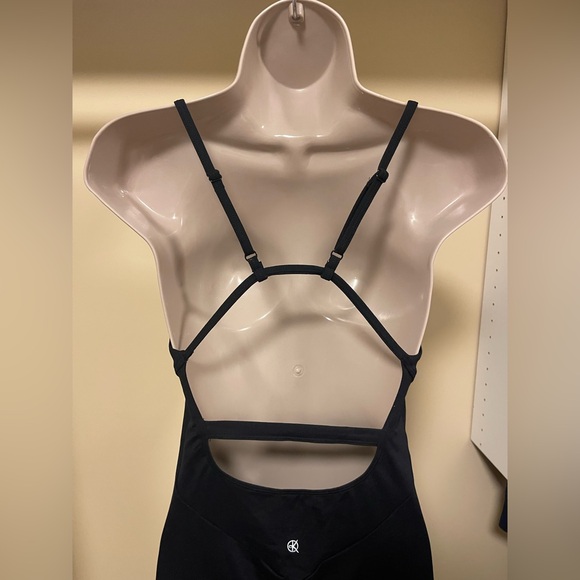 Black Athletic Jumpsuit - Picture 4 of 9